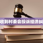 经济纠纷的解决途径催收到村委会投诉经济纠纷